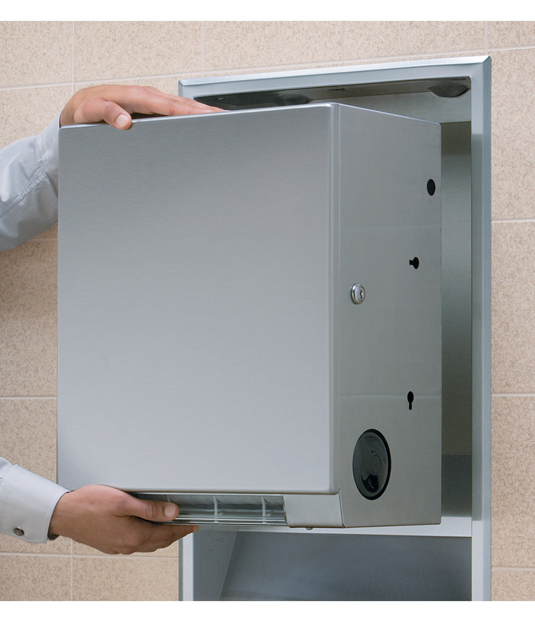 Touch-Free, Pull Towel Dispenser Module