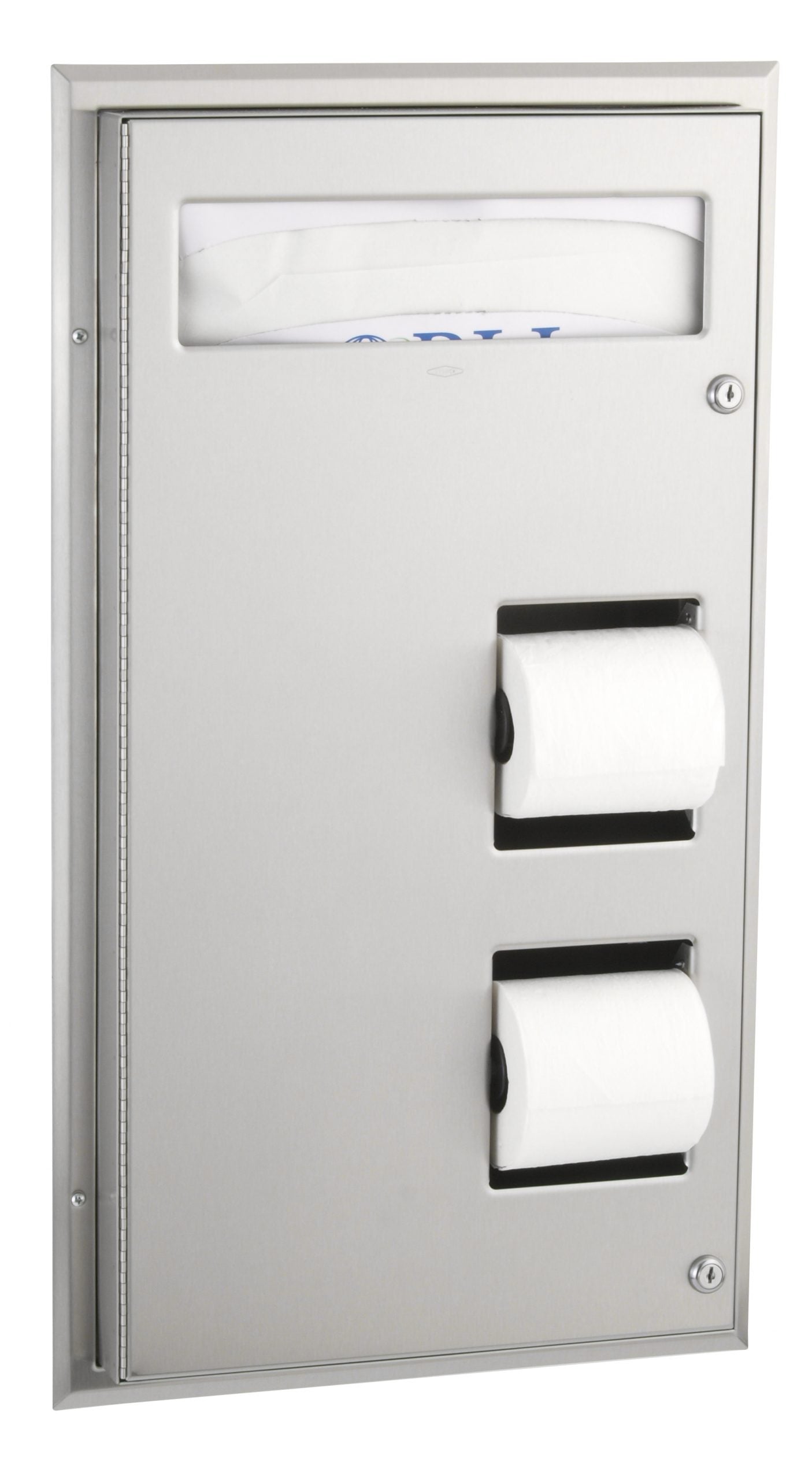 Seat-Cover Dispenser And Toilet Tissue Dispenser