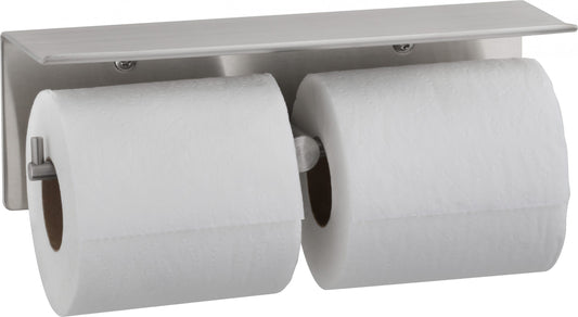 Surface-Mounted Toilet Tissue Dispenser & Utility Shelf