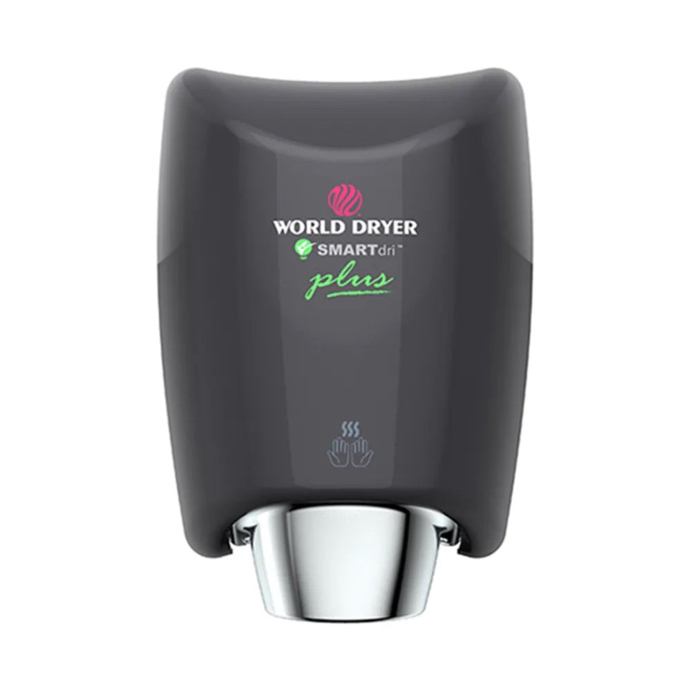 World Dryer K-162P2 SMARTdri Automatic Hand Dryer Black Aluminum 110-120V
