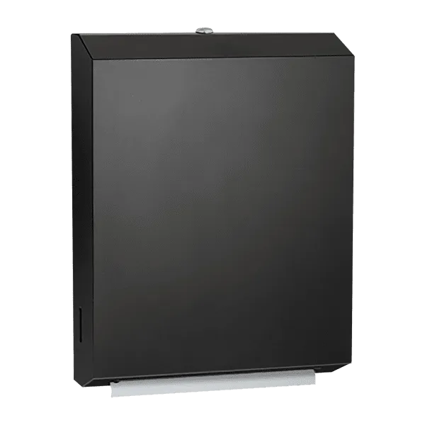 Matte Black - Paper Towel Dispenser - Multi, C-Fold - Powder Coated Stainless - Surface Mounted - NEW