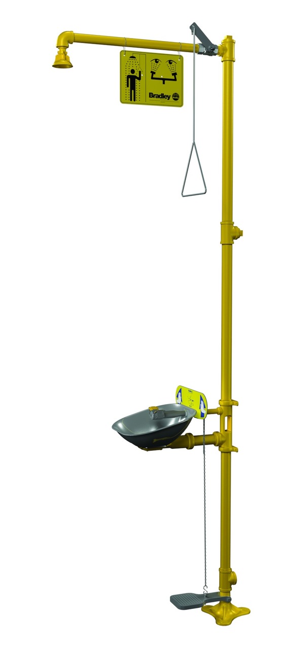 Safety Shower and Eyewash, Combination Units, S19314LL
