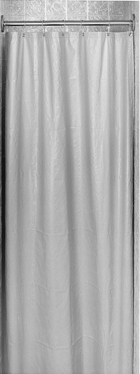 Shower Curtain, Vinyl, White, Shower Curtains, 9537-727800