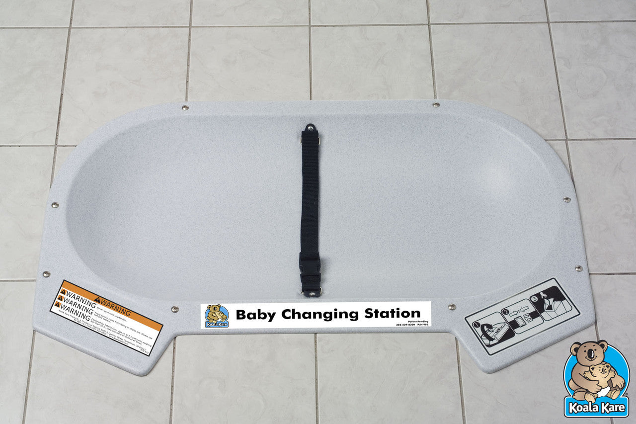 Countertop Recessed Changing Station (Grey Granite)