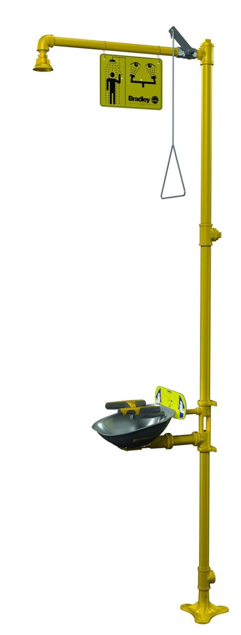 Safety Shower and Eye/Facewash, Combination Units, S19314SBFW