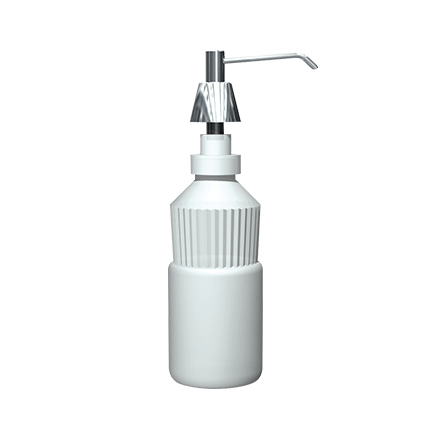 Lav Basin Soap Dispenser  - 4" Spout, 4" Shank, 34 oz. - Vanity Mounted