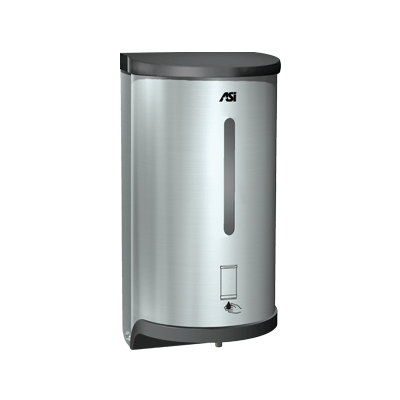 Auto Dispenser - Liquid - Soap and Gel Hand Sanitizer - Battery - Satin Stainles