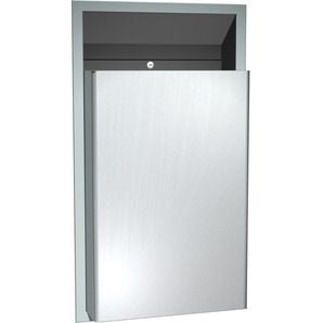 Traditional Waste Receptacle - 8" Proj. 5" Rec. - 18 gal. - Semi Recessed