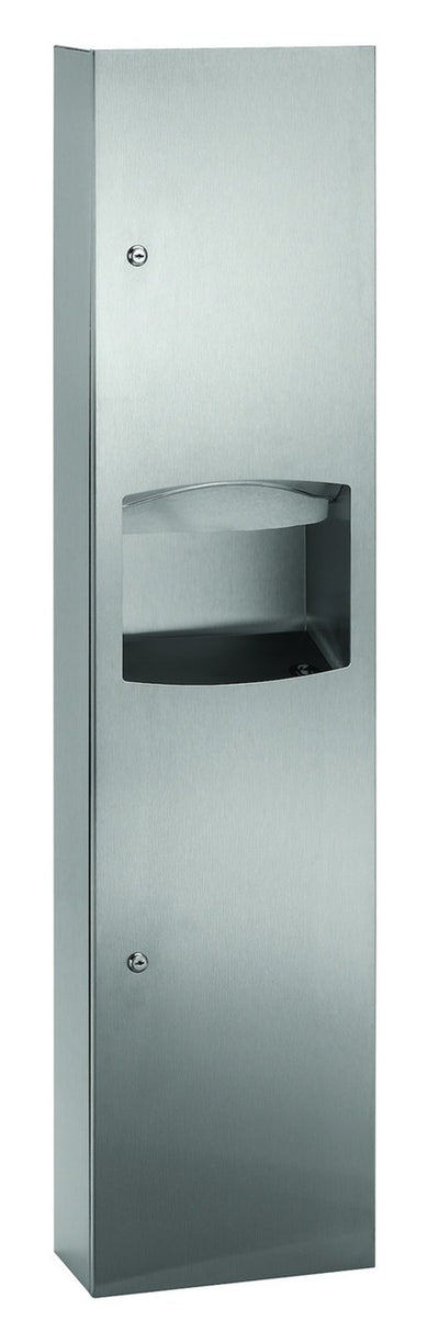 Towel/Waste, Semi-Recessed-