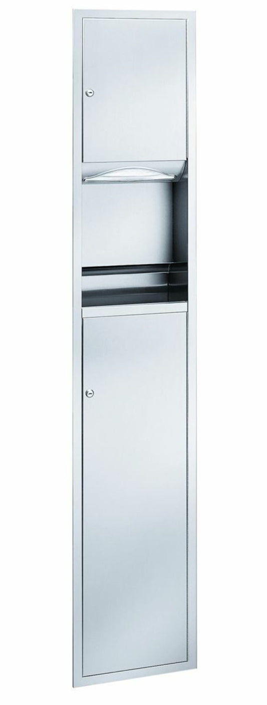 Bradley High Capacity Towel Dispenser / 9.2 Gallon Waste Receptacle