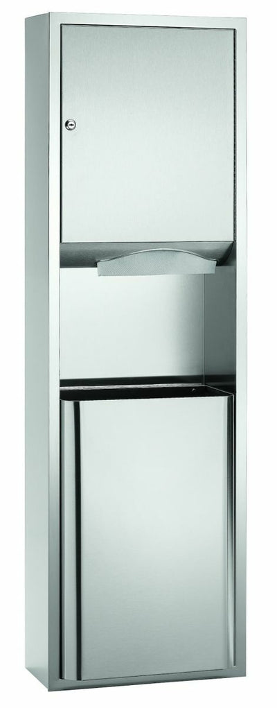 Surface-Mtd. Model 237, Towel Dispenser/ Waste Receptacle, 237-11