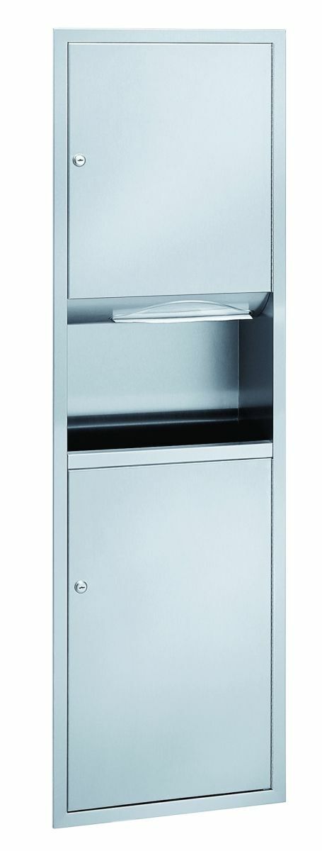 Recessed 8 Gal. Cap., Towel Dispenser/ Waste Receptacle, 238