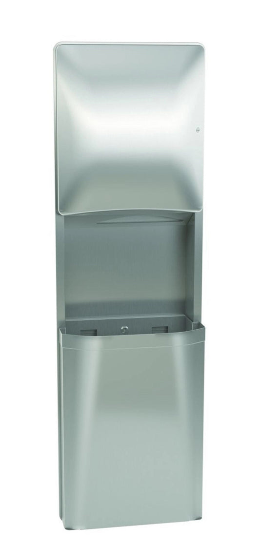 Bradley 2A25 Series Diplomat Towel Dispenser/Waste Receptacle, Sensor Activated