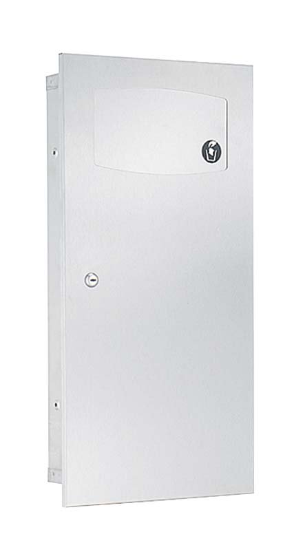 Waste Receptacle, Surf-Mtd, 2.8 Gal