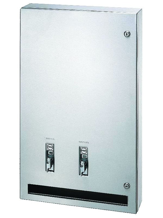 407-11 with 25¢ Mechanism, Napkin/Tampon Vendor, 407-1145