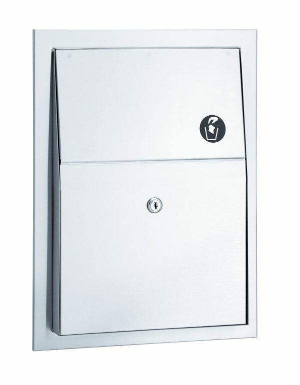 Semi-Recessed Model 4722-15, Napkin/Tampon Vendor, 4722-1015