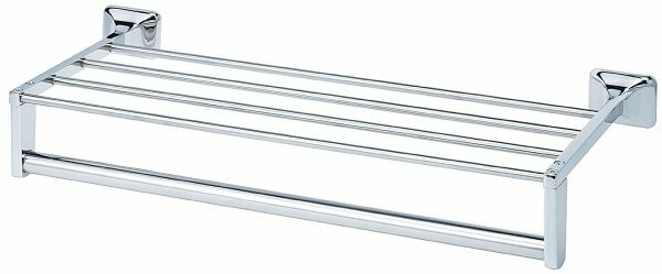 Towel Shelf With Bar - Chrome Plated Zamac, 9301-18
