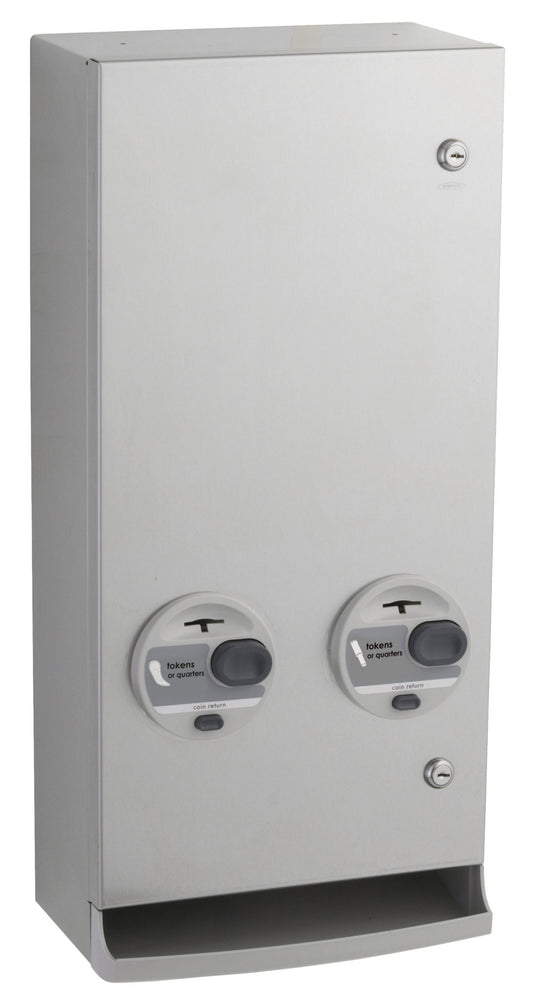 Napkin/Tampon Vendor, Token Operation