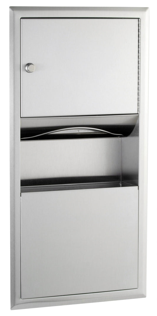 Paper Towel Dispenser/Waste Receptacle
