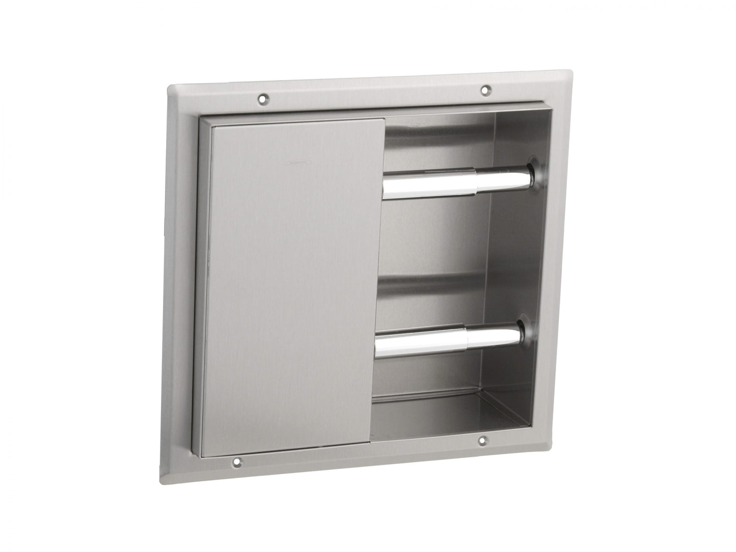 Partition-Mounted Multi-Roll Toilet Tissue Dispenser