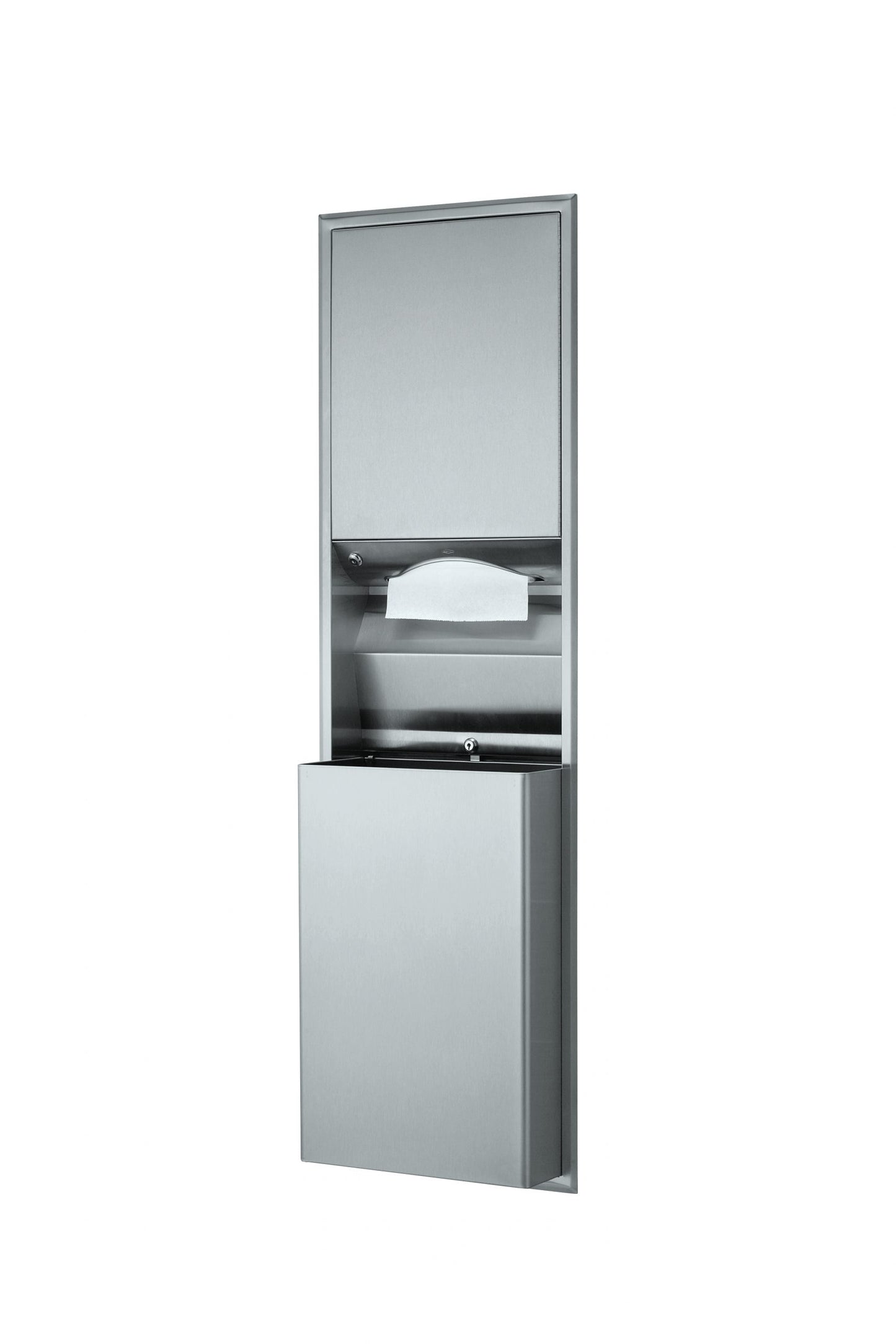 Convertible Paper Towel Dispenser/Waste Receptacle