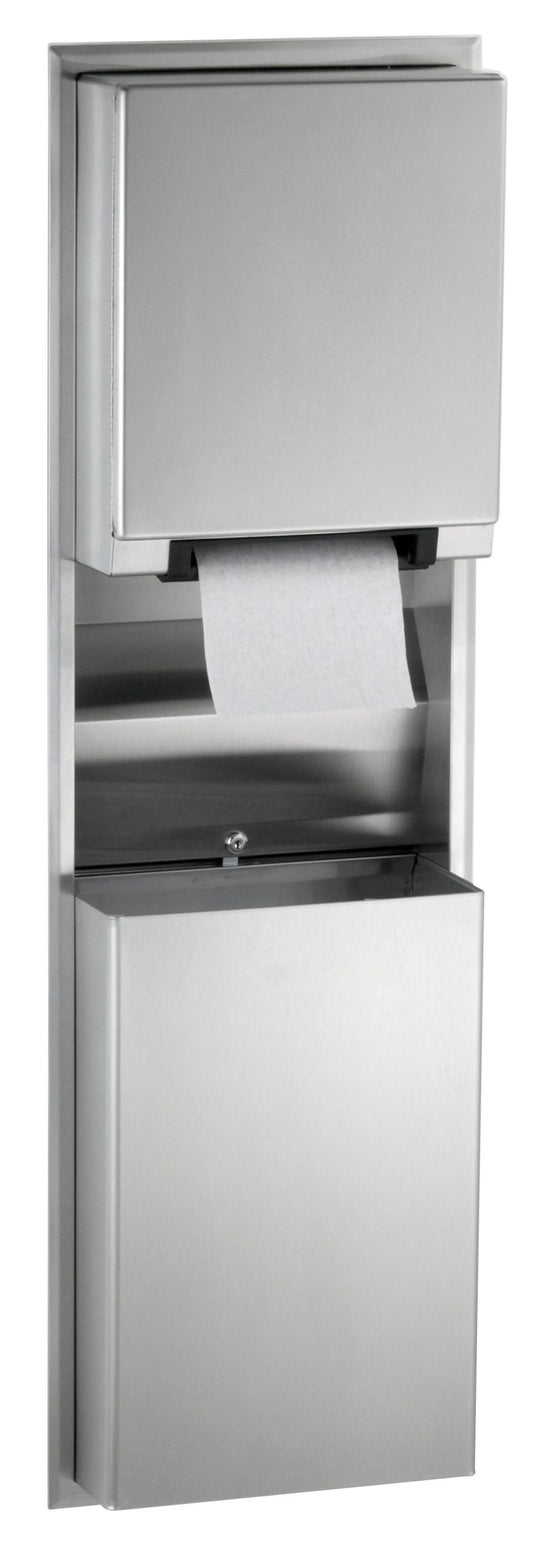 Recessed Convertible Automatic, Universal Roll Towel Dispenser