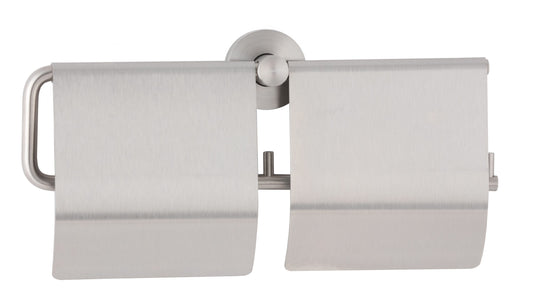 Double Toilet Tissue Dispenser with Hood