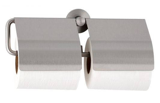 Double Toilet Tissue Dispenser with Hood