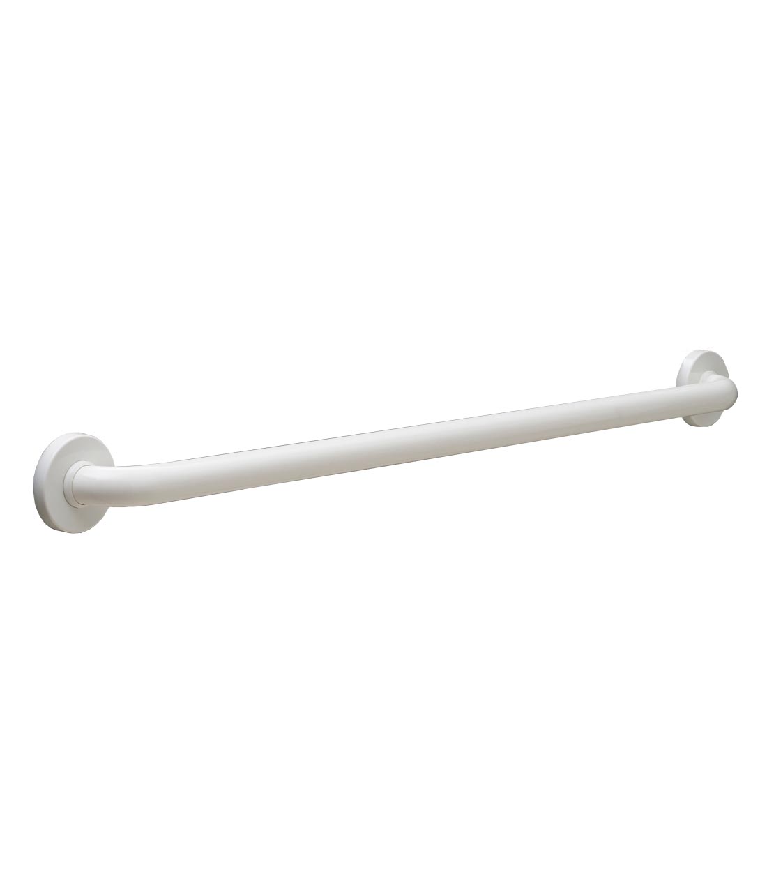1-1/4" Diameter Vinyl-Coated Grab Bar With Snap Flange