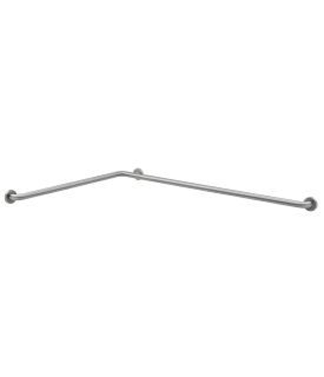 1-1/4" Diameter Two-Wall Tub/Shower Toilet Grab Bar, Peened