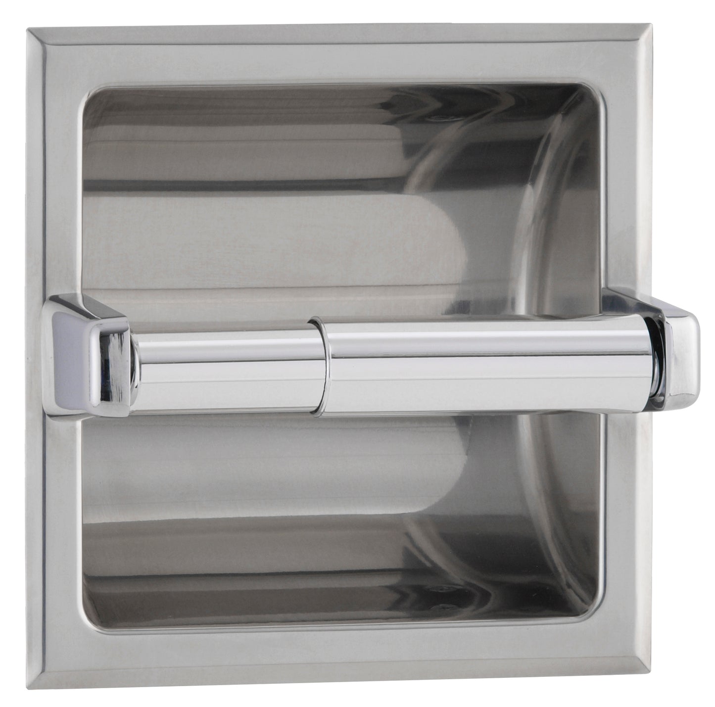 Toilet Tissue Dispenser, Bright-Polished