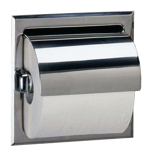 Toilet Tissue Dispenser with Hood, Satin