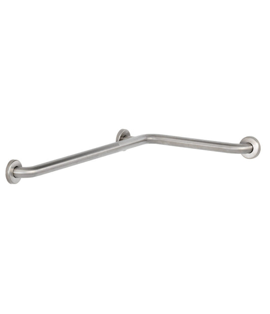 1-1/2" Diameter Two-Wall Shower Grab Bar, Peened