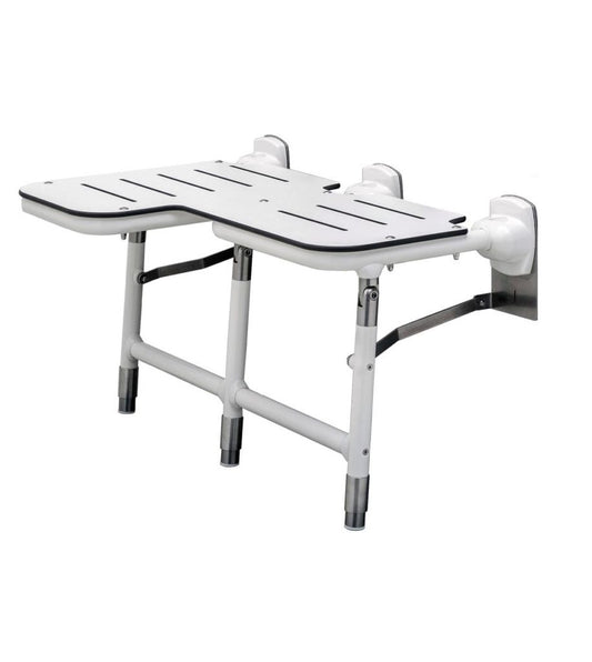 Bariatric Folding Shower Seat With Legs - Right Hand