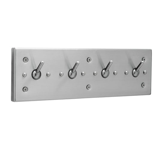 Vandal-Resistant Clothes Hook Strip