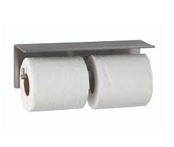 Surface-Mounted Toilet Tissue Dispenser & Utility Shelf