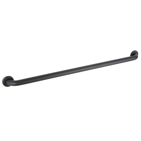 48" Straight Grab Bar with Concealed Flange, Matte Black