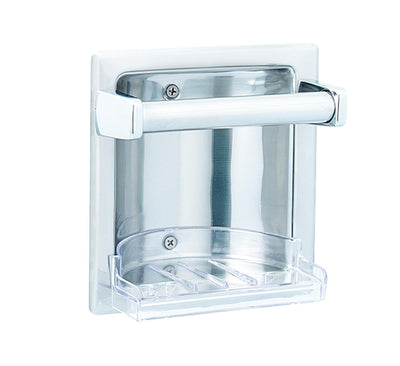 Soap Dish, Recessed, Satin SS, Soap Dishes, 9363-550000