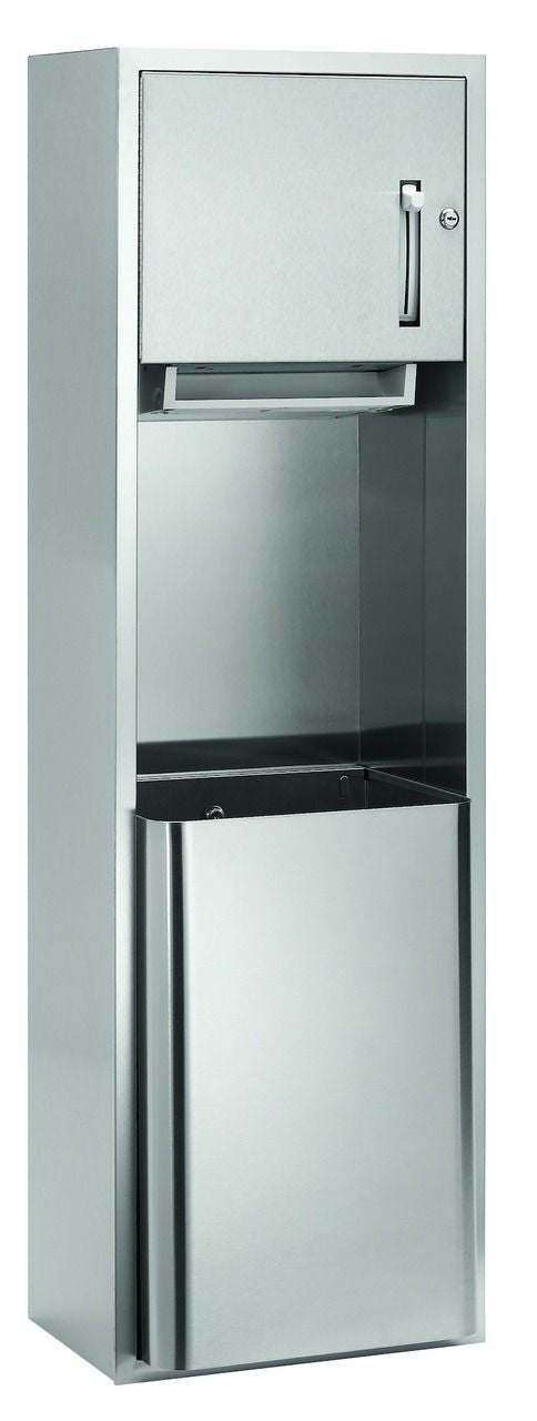 Towel/Waste, 18 Gal, Semi-Rec, Combination Units, 227-650000