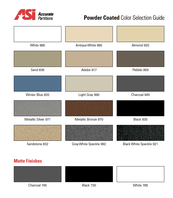 Wide Range of Colors