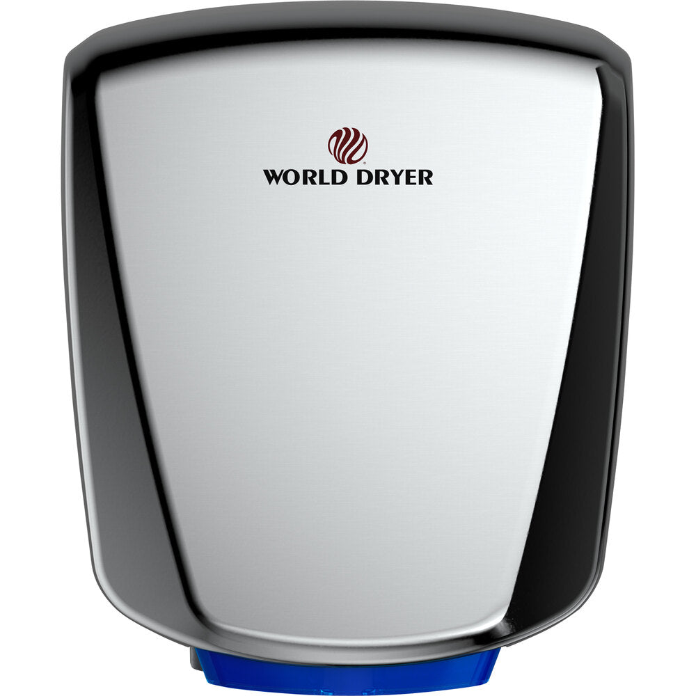 World Dryer Q-972A2 VERDEdri Automatic Hand Dryer Polished Stainless Steel, Universal Voltage