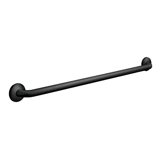 Snap Flange (1-1/2" O.D) Matte Black Powder Coated Finish - Straight Grab Bar, 18Ó - NEW