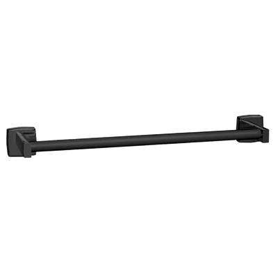Matte Black - Towel Bar - Round - Powder Coated Stainless - 24