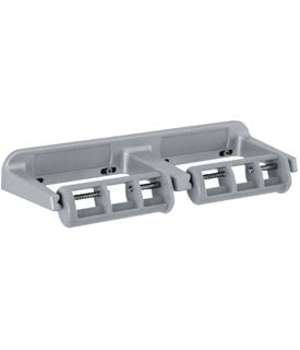 Surface-Mounted Toilet Tissue Holder, Double Roll , No Roll Control