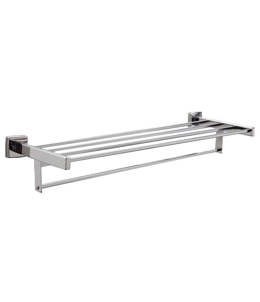 Towel Shelf with Bar - 24" - Bright Finish