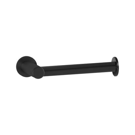 FINO Surface-Mounted Single Toilet Roll Holder, Matte Black