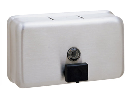Surface-Mounted Horizontal Tank-Type Soap Dispenser, All-Purpose Valve, 40-fl. oz.