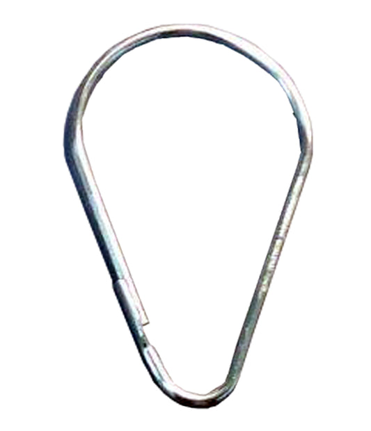 Chrome Plated Curtain Hook, 2-5/8" H, 1-11/32" W