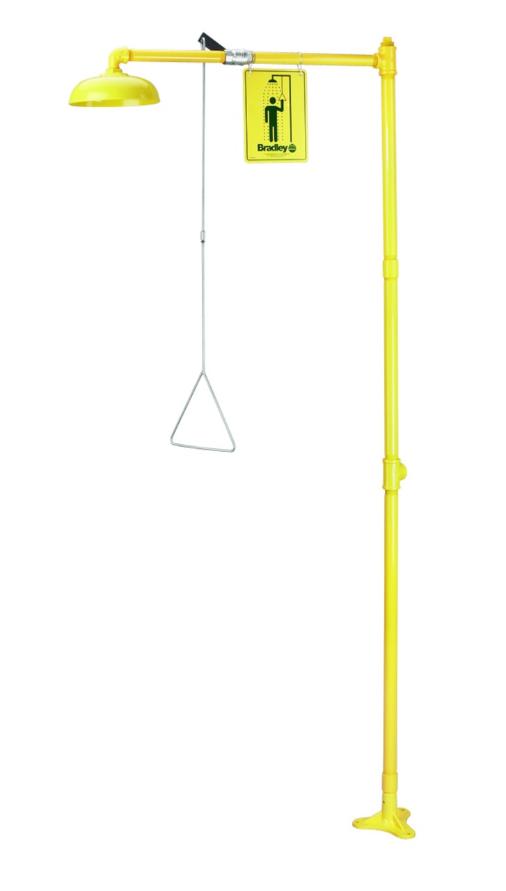 Safety Shower, BF, Floor Mount, Drench Showers, S19-110BF
