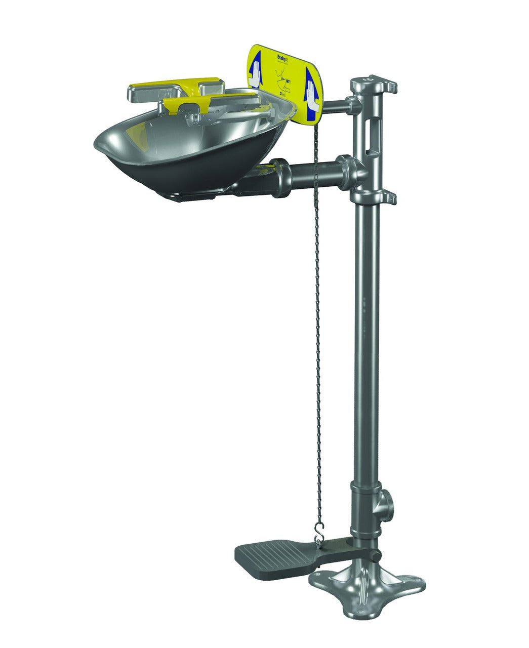 Safety Eye/Face Wash Pedestal Mount